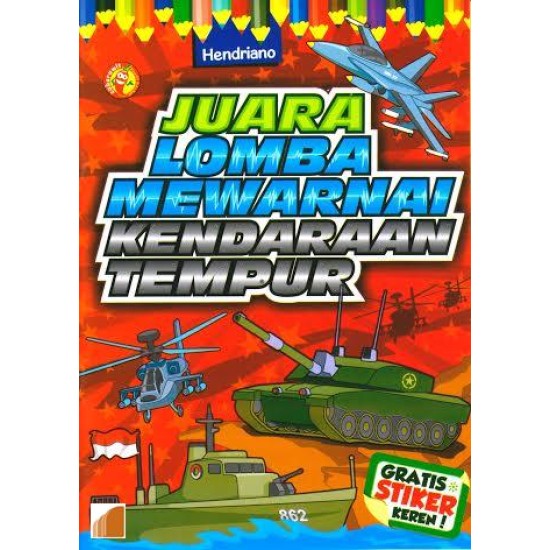 Juara Lomba Mewarnai Kendaraan Tempur