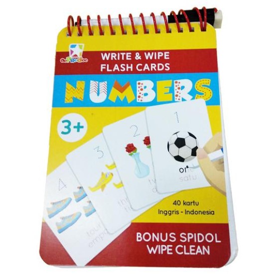 Write & Wipe Flash Cards - Numbers