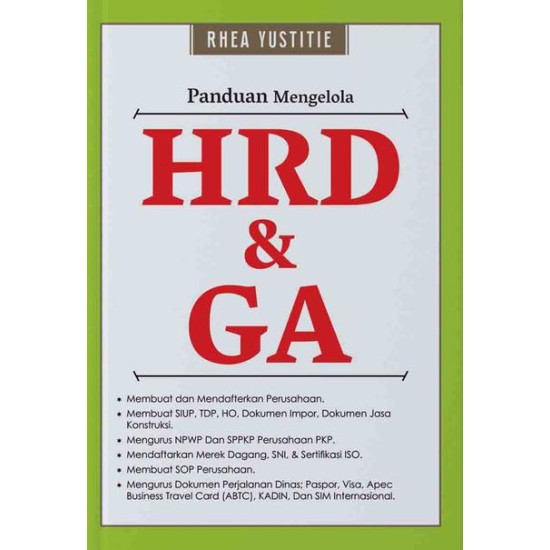 Panduan Mengelola HRD & GA