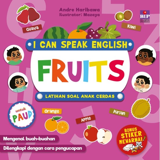 I Can Speak English : Fruit Latihan Soal Anak Cerdas