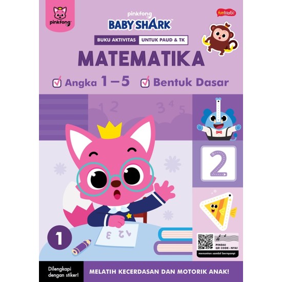 Pinkfong Baby Shark - Buku Aktivitas Matematika 1