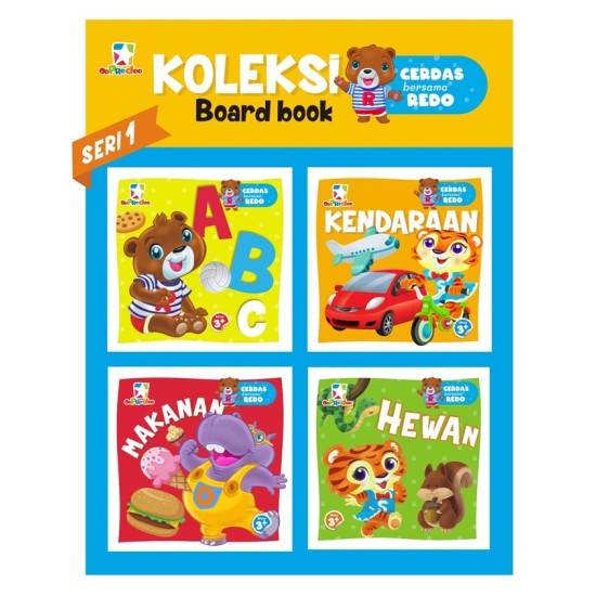 Opredo Koleksi Board Book Cerdas Bersama Redo Seri 1