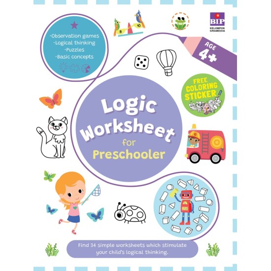 LOGIC WORKSHEET FOR PRESCHOOLER 4+