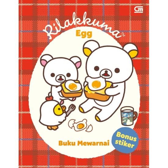 Rilakkuma Egg - Buku Mewarnai