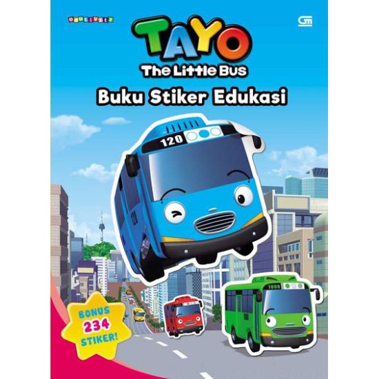 Tayo the Little Bus: Buku Stiker Edukasi