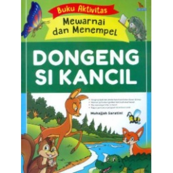 Buku Aktivitas Mewarnai Dan Menempel Dongeng Si Kancil