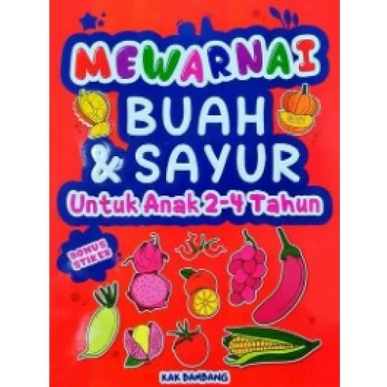 mewarnai buah sayur