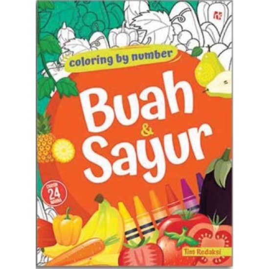 Coloring By Number Buah dan Sayur