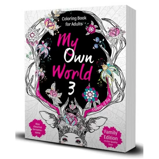 Download Coloring Book For Adults My Own World 3