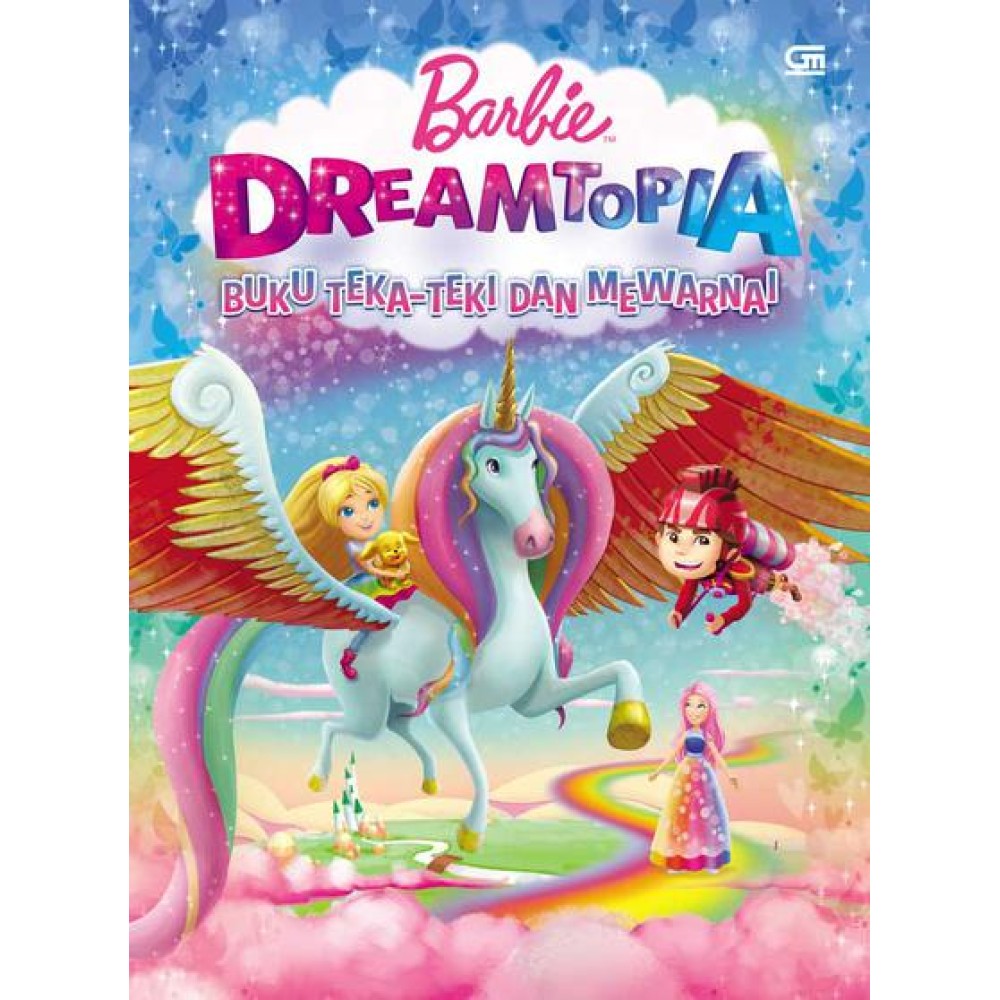 Barbie Dreamtopia: Buku Teka-Teki Dan Mewarnai