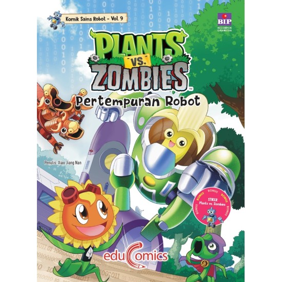 Educomics Plants Vs Zombies Komik Sains Robot 9: Pertempuran Robot