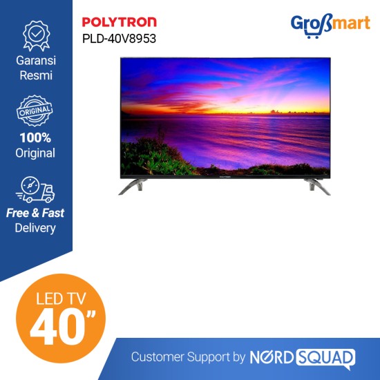 LED TV 40 Inch Polytron Full HD PLD-40V8953 / PLD 40V8953 / PLD40V8953