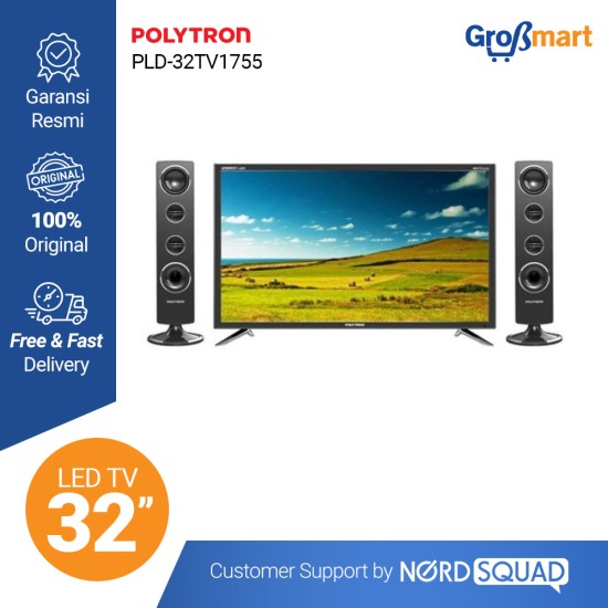 LED TV 32 INCH POLYTRON HD PLD-32TV1755 / PLD 32TV1755 / PLD32TV1755