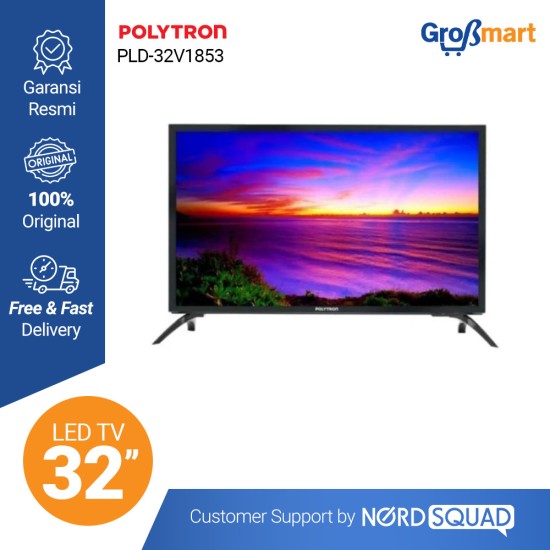 LED TV 32 INCH POLYTRON HD READY PLD 32V1853 / PLD-32V1853 / PLD32V1853