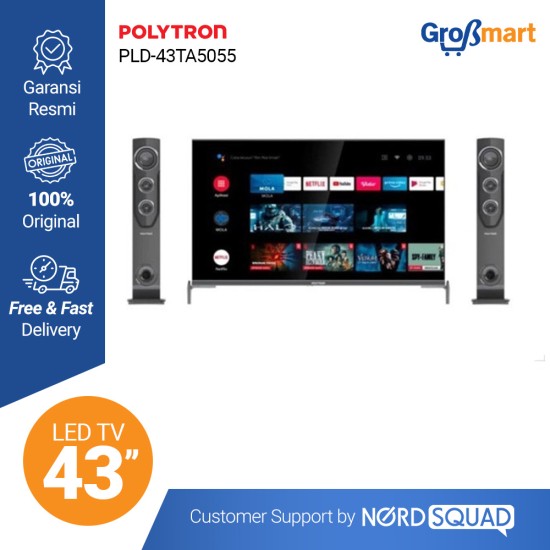 LED 43 INCH SMART TV POLYTRON PLD-43TA5055 / PLD 43TA5055 / PLD43TA5055