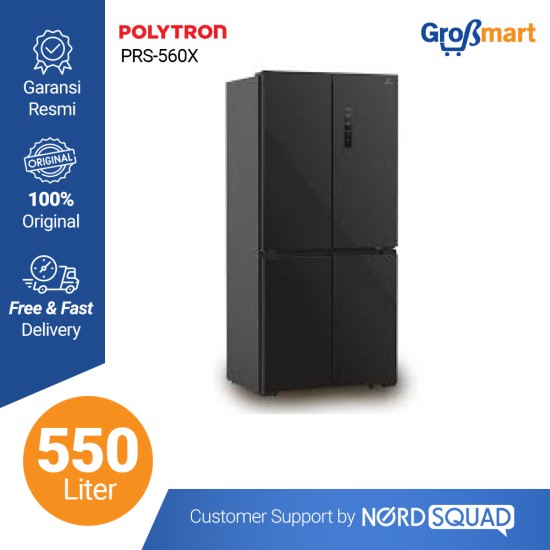 Polytron Refrigerator Side By Side 550 Liter PRS-560X