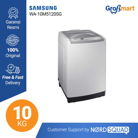 Mesin Cuci 1 Tabung Samsung 10 Kg Top Loading WA-10M5120SG