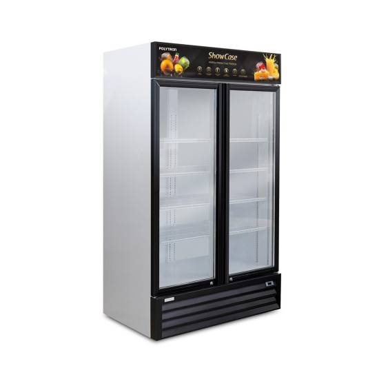 SHOWCASE 2 PINTU POLYTRON 1000 LITER SCN 1020 / SCN-1020