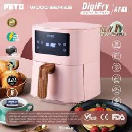 DIGITAL AIR FRYER MITO AF1 4L LOW WATT DIGIFRY AF-1