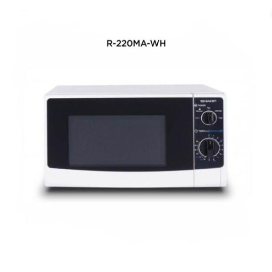 MICROWAVE OVEN SHARP 20 LITER R 220MA WH / R-220MA-WH